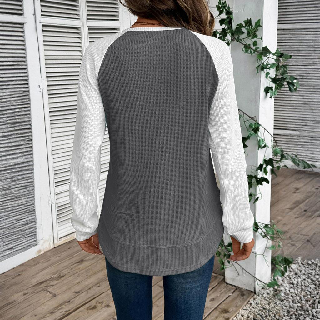 Women's Fashion Christmas Print Lightweight Sweater Casual Long-Sleeve Knit Pullover Top
