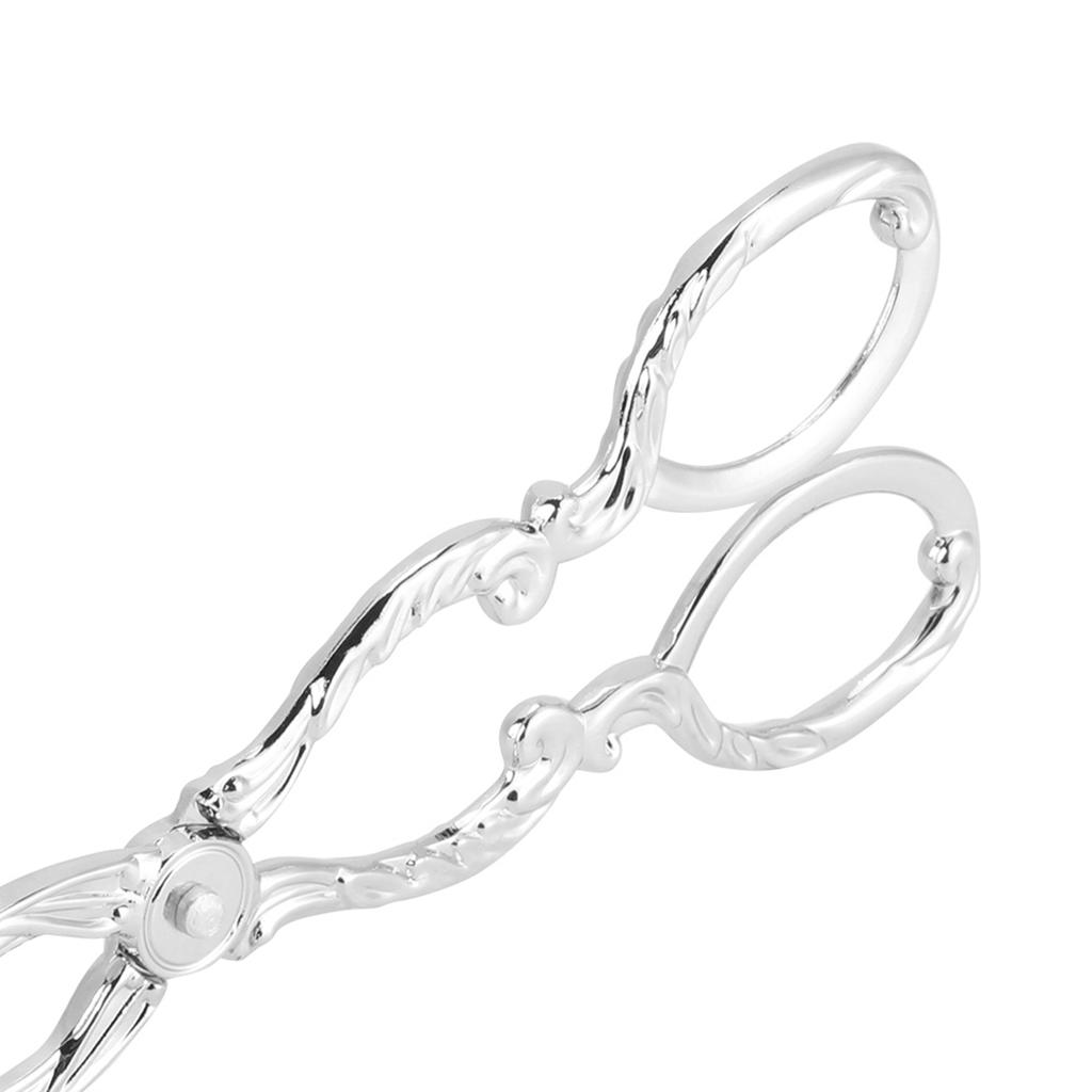 Vintage style Fruit Salad Cake Clip Buffet Food Tong Gold-plated Snack Cake Clip Salad Pastry Clamp Baking Barbecue Tools