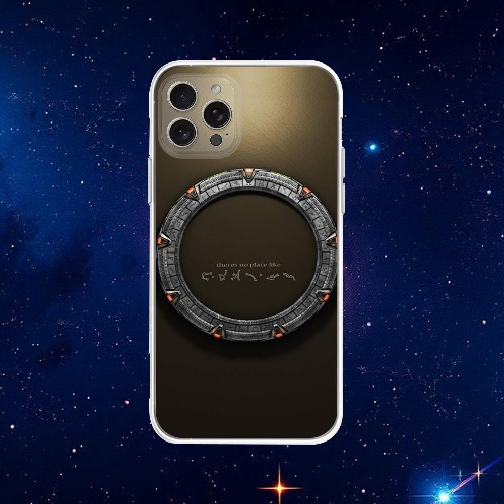 

Stargate Atlantis Phone Case For iPhone 16,15,14,13,12,11 Plus,Pro,Max,XR,XS,X,7,8 Plus,SE,Mini Transparent Shell iPhone12