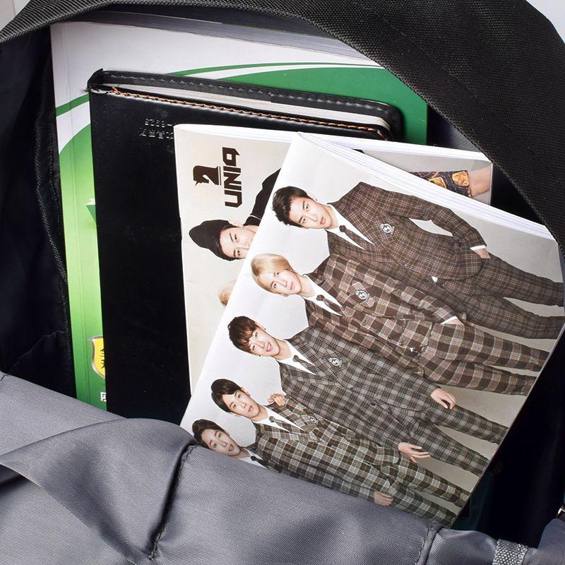 Bangtan Kpop Bts Boy USB Rucksack Lässige Schultasche Laptoptasche Reiserucksack