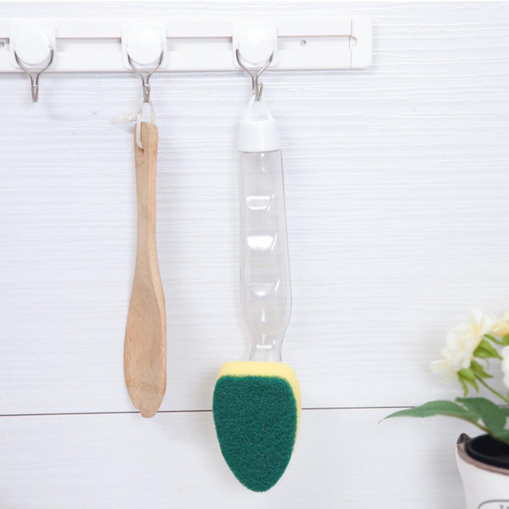 Dish Wand Long Handle Water Absorption Cleaning Brush Sponge Head Refills Kitchen Accessory Scourer for Household Pan Brushes