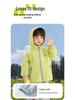 Kaka Panda Kids' Waterproof Spring Jacket - Unisex Casual Top for Boys and Girls