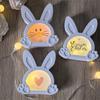 Easter Cute Footprint Rabbit and Rabbit Shape Silicone Molds | Suitable for Cement,Clay,and Plaster Home Decor,Festival Gifts