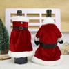 Festive Santa Wine Bottle Cover Gift Box for Christmas Display