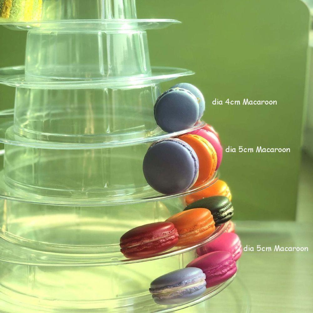 Food Grade Cupcake Tower Rack PET Material Cake Placing Rack Macaron Display Stand Cake Tools