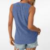 Summer New Women's Solid Color Sleeveless Knit T-Shirt Casual Round Neck Tank Top
