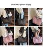 Women's Minimalist Commuter Canvas Tote: Lightweight, Versatile, Large-Capacity Shoulder Bag