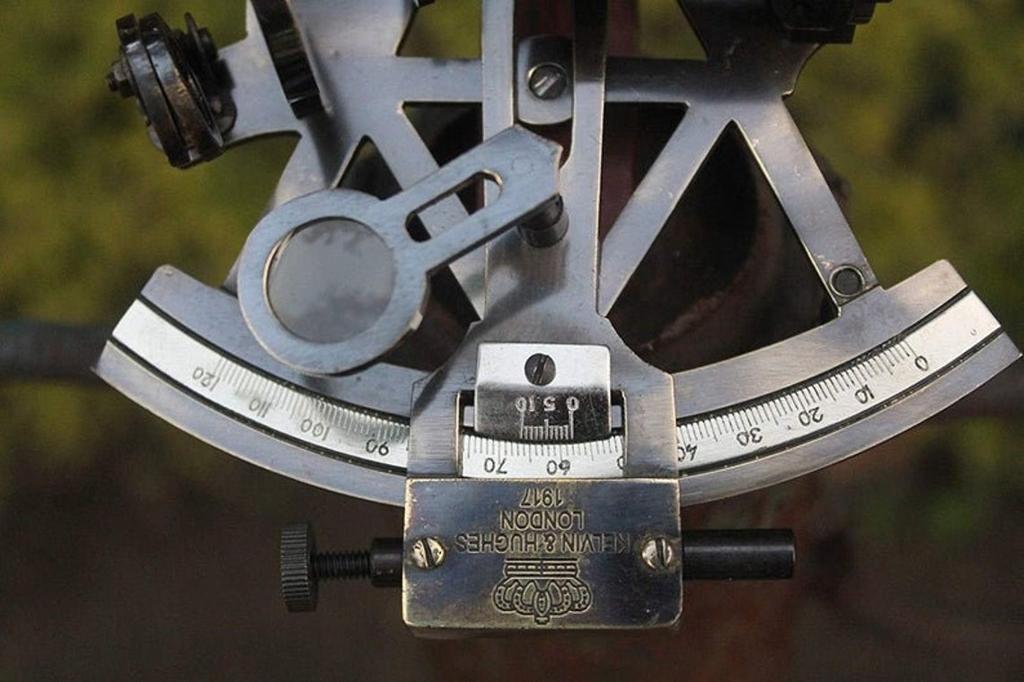 Antique Solid Brass Astrolabe Marine Sextant | Vintage Working Navy Sextant | Sea Navigational Astrolabe Ship Instrument | Best Gift