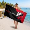 FC Utrecht Custom Beach Towel, Personalized Name Text Print, Football Logo Soft Quick‑Dry Towel Holiday Gift