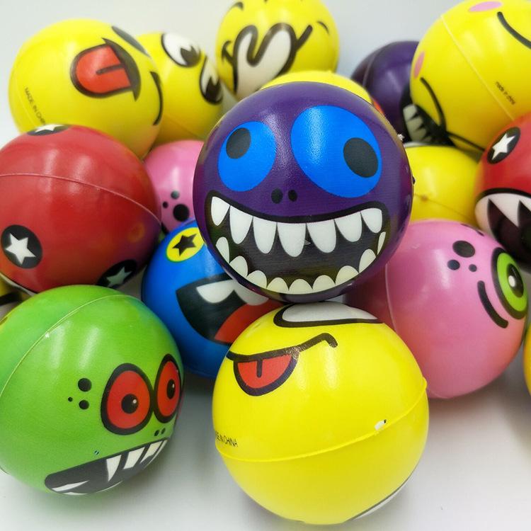 Toys 12Pcs Funny Stress Relief Squeeze Foam Ball Antiestres Juguete Ansiedad Regalos Cumpleaños Niños Para Invitados