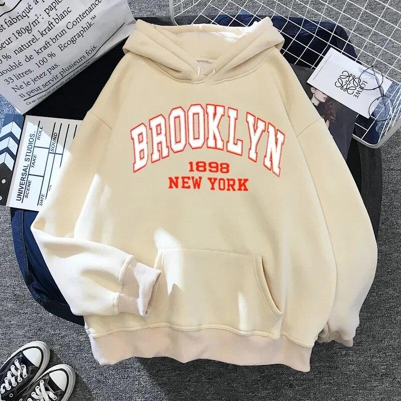 

Boston Brooklyn Digital Print Hoodie Men Streetwear Hoodies Women Autumn Winter Harajuku Cat Print Sweatshirts Casual Pullover