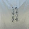 Barbed Wire Earrings - hypoallergenic goth grunge punk y2k cute alt dangly earrings
