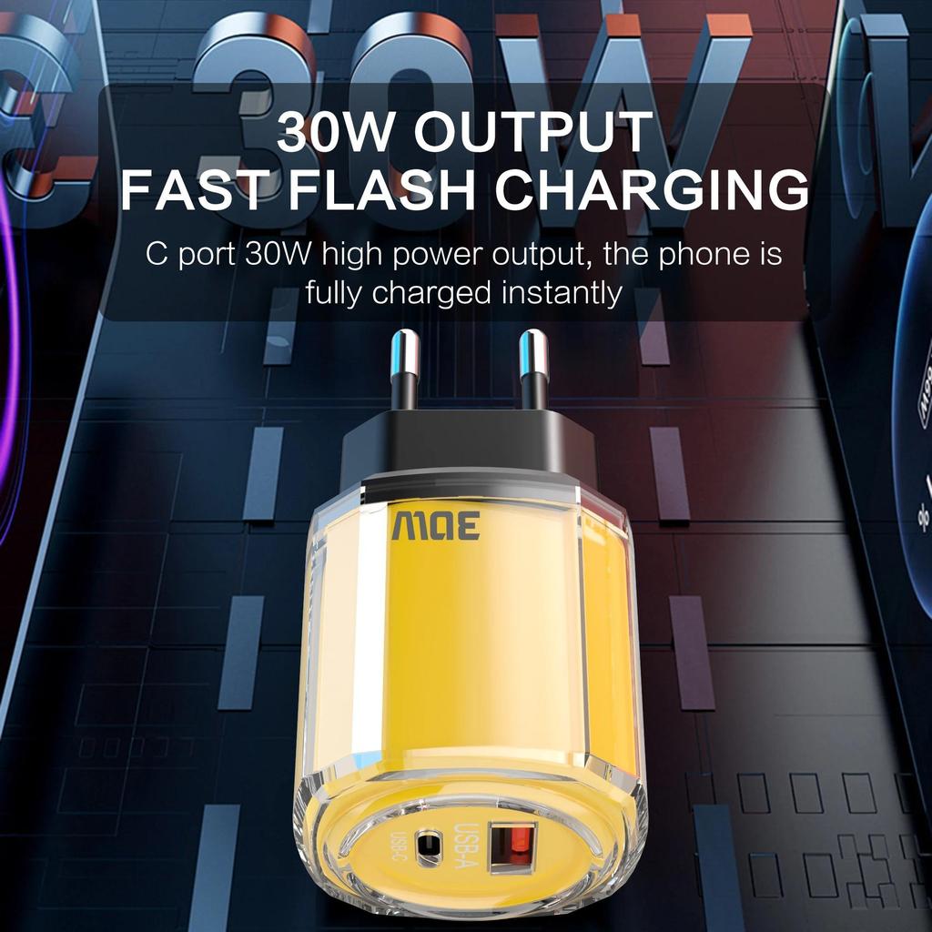 USB Typ C Nabíječka Rychlé Nabíjení PD Adaptér pro Nabíjení Mobilního Telefonu Pro iPhone Samsung Xiaomi Huawei Rychlé Nabíjení 3.0 Nástěnná Nabíječka