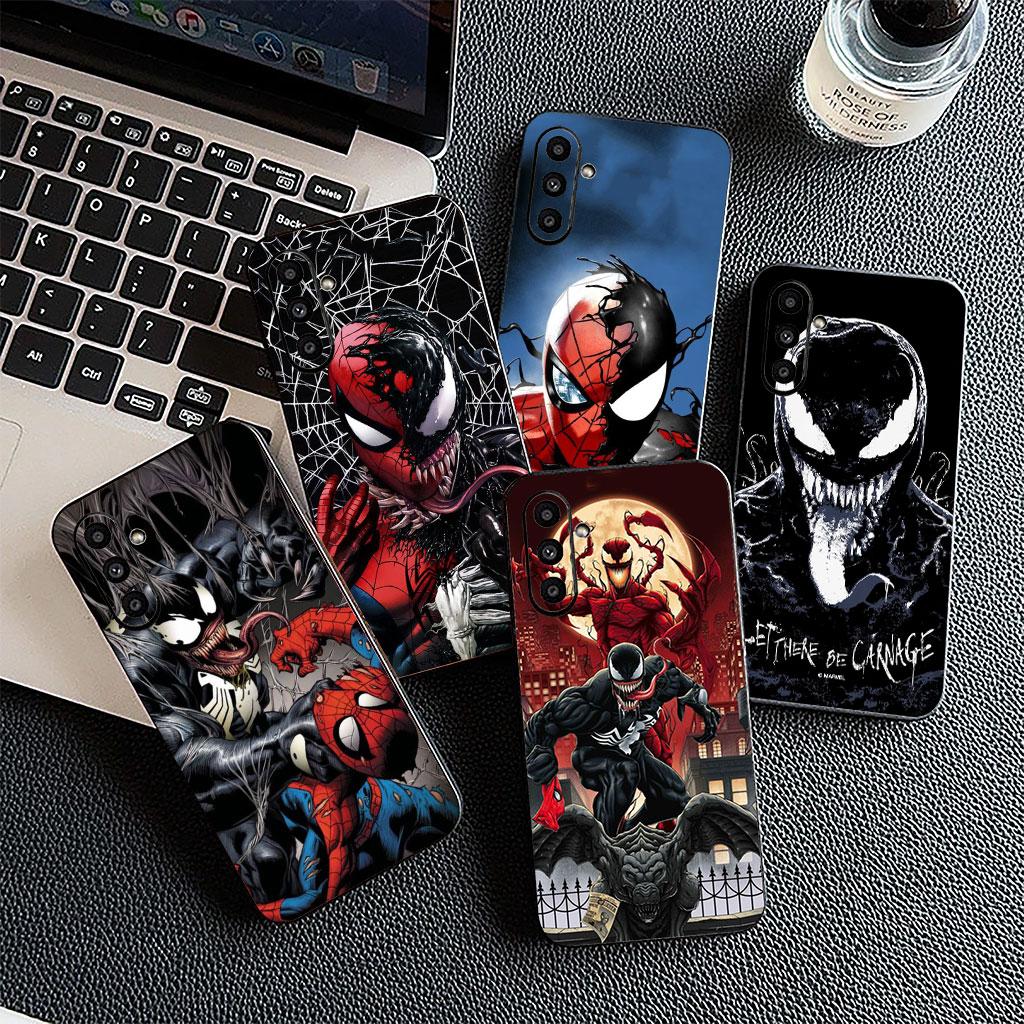Phone Cover for OPPO A18 A16 A80 A40 A17 A15 A38 A78 A79 A54 A57 A58 A60 4G 5G Casing Soft Case Venom Marvel Spiderman Poster