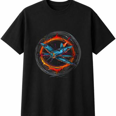 Colourful Spitfire Retro Mens Womens T-Shirt Vintage Unisex Novelty Gift Tee