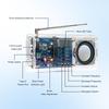 Digital Display FM Radio Kit 87.5-108MHz DIY Electronic Parts Microcontroller Type-C High Sensitivity Stable Signal Reception