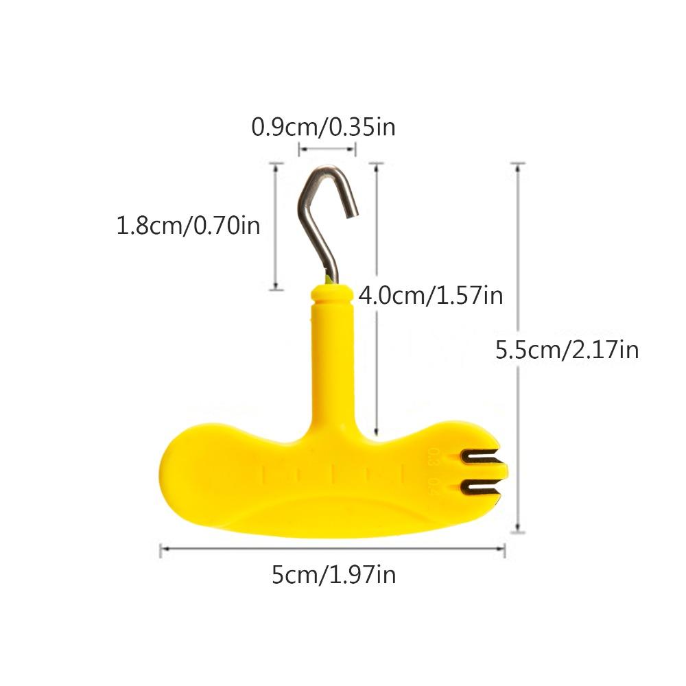 Multifunctional Fishing Line Stripper ABS Stainless Steel Fishing Line Puller  for Anglers