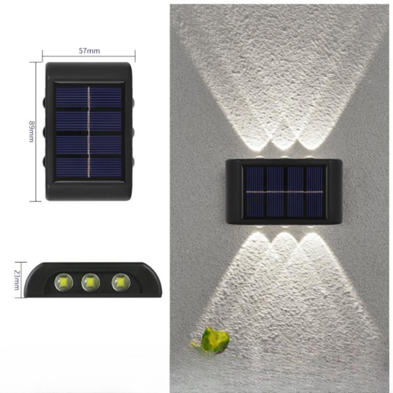 1000lm Smart Solar LED Outdoor Light Waterproof Garden Decor Lamps For Garden Outdoor Solar Lamp Balcony Courtyard Street Wall Light