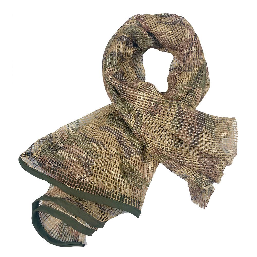 

Camouflage Netting Tactical Mesh Net Camo Scarf for Wargame Sports Hunting Shooting Wild Photography Sniper Camo Mesh Scarves