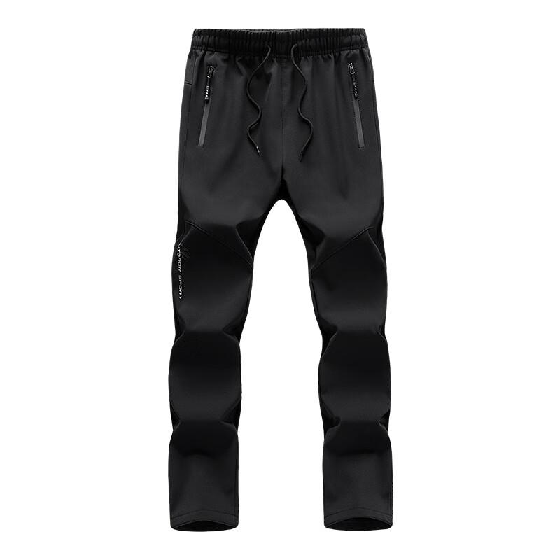 Mu Qingqing Outdoor Lined Softshell Hiking Pants L