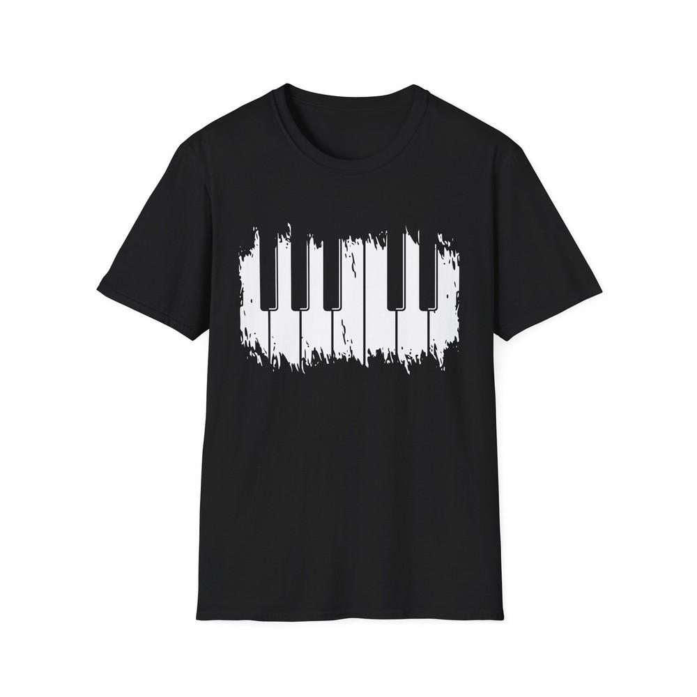 Piano Keyboard T-Shirt, Piano Player Tee, Pianist Top, Classical Music