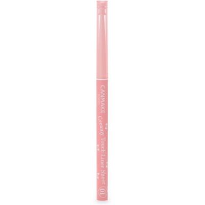 Canmake Creamy Touch Liner Sheer 01 Eye Liner Gel Glatt Ultrafein Transparenter Typ Schleimhaut Rosa Charmy Rosa
