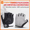 Xiaomi 1Pair Gel Half Finger MTB Road Bike Gloves Anti-Slip Anti-Sweat Shockproof Cycling Bicycle Gloves for Left-Right Hand