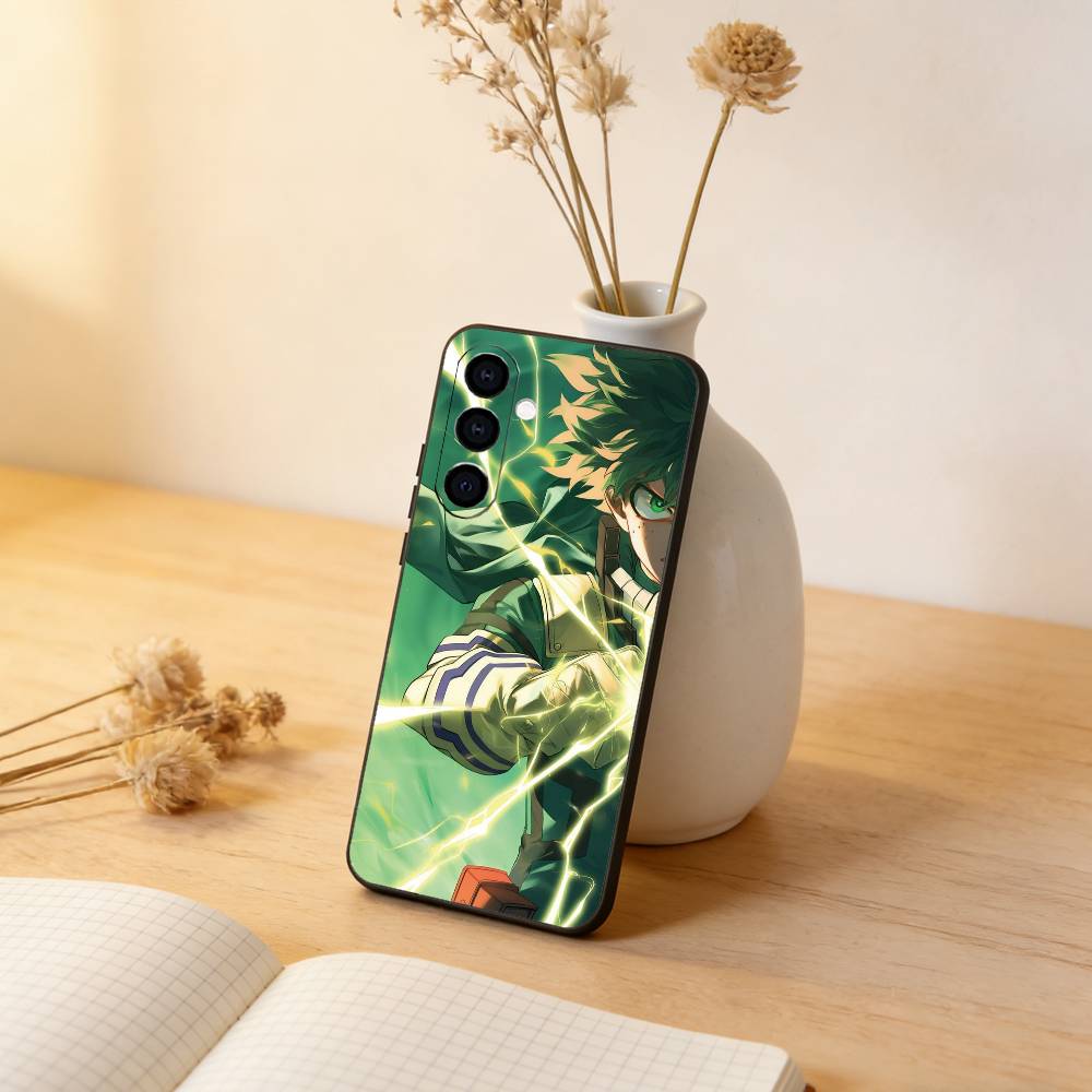 

Чехол для телефона My Hero Academia Изуку Мидория для Samsung Galaxy A73, A72, A71, A70, A53, A52, A51, Мягкий силиконовый черный чехол Samsung a11