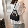 PU Leather Women Shoulder Bag Korean Style Small Square Bag Ladies Mini Crossbody Bag  Girls