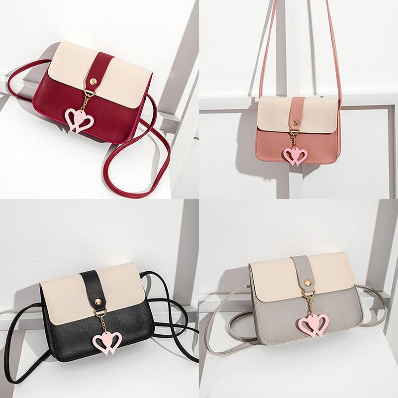 Korean  Women'S Cute Heart Sling Bag