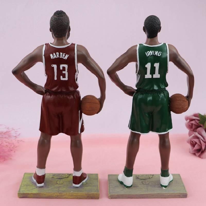 Basketball Star Lebron James Curry Harden Irving Figurine Resin Collectible Model
