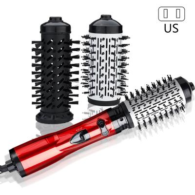 Haartrocknerbürste, Heißluft-Haarbürstenkamm, 2-in-1-Salon-Negativ-Ionen-Föhn