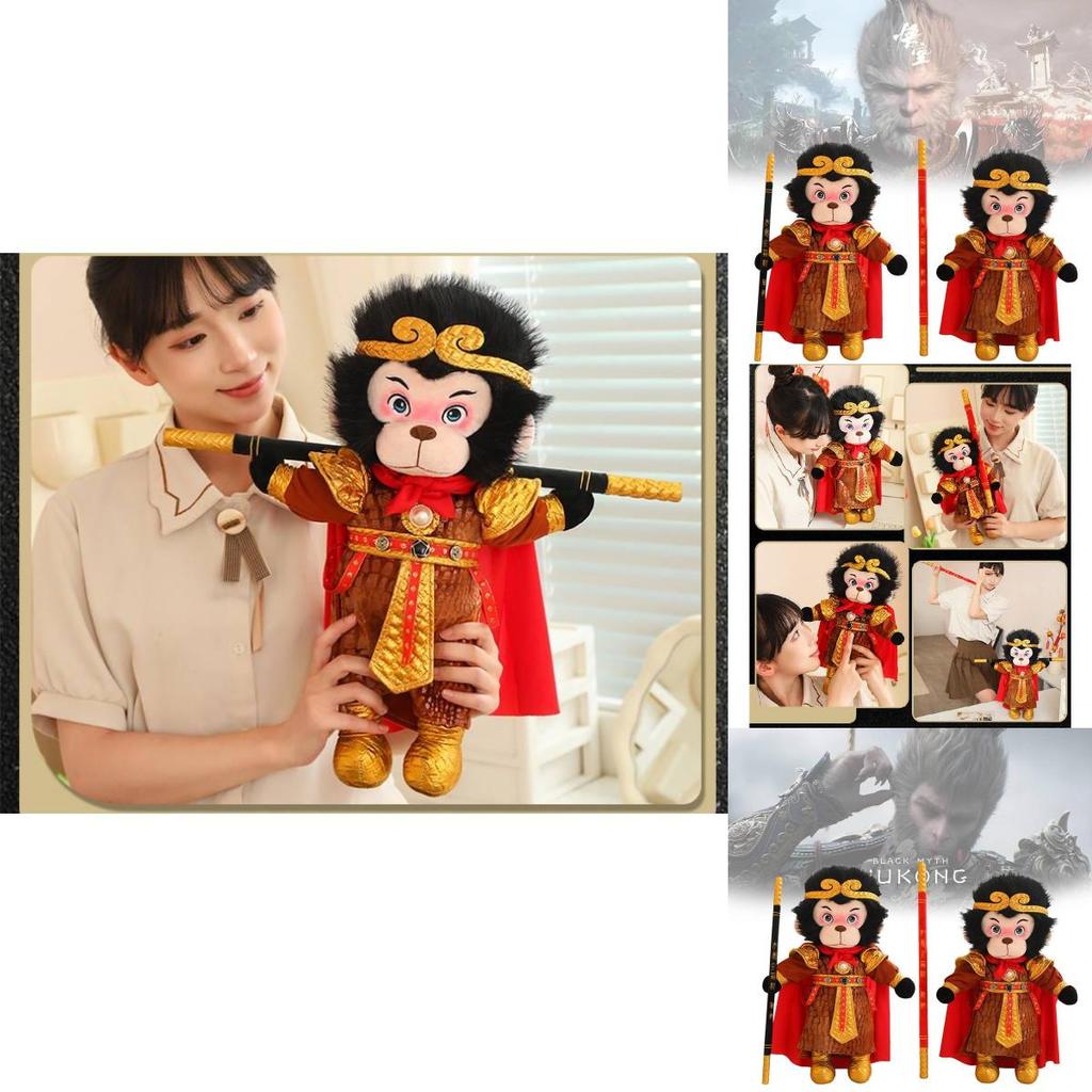 Adorable Black Myth Wukong Plush Doll Soft Toy Perfect Birthday Gift For Friends