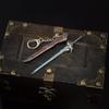 12cm Fen Ji Sword Miniature: Unsharpened Ancient Metal Model Ornament