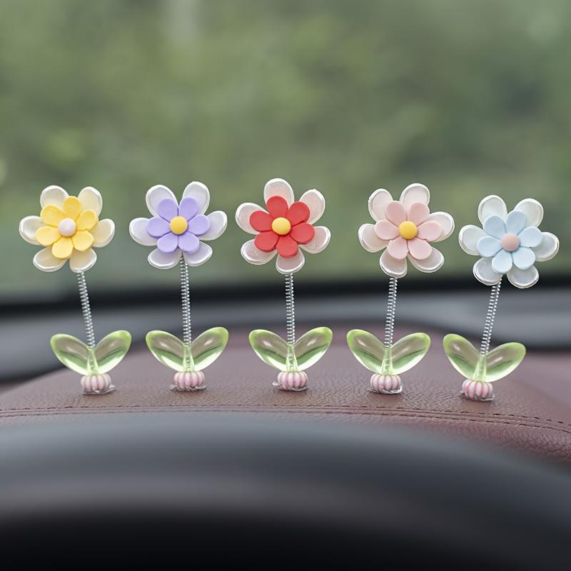

Daisy Flower Car Center Console Decoration Home Creative Cute Flower Decoration