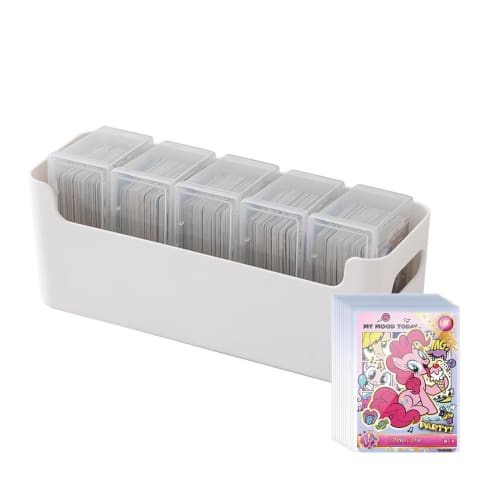 JUSTBOKU Card Box, Pokemon Card Storage Box, Card Storage, Trading Card Case, Trading Card Storage, Card Box