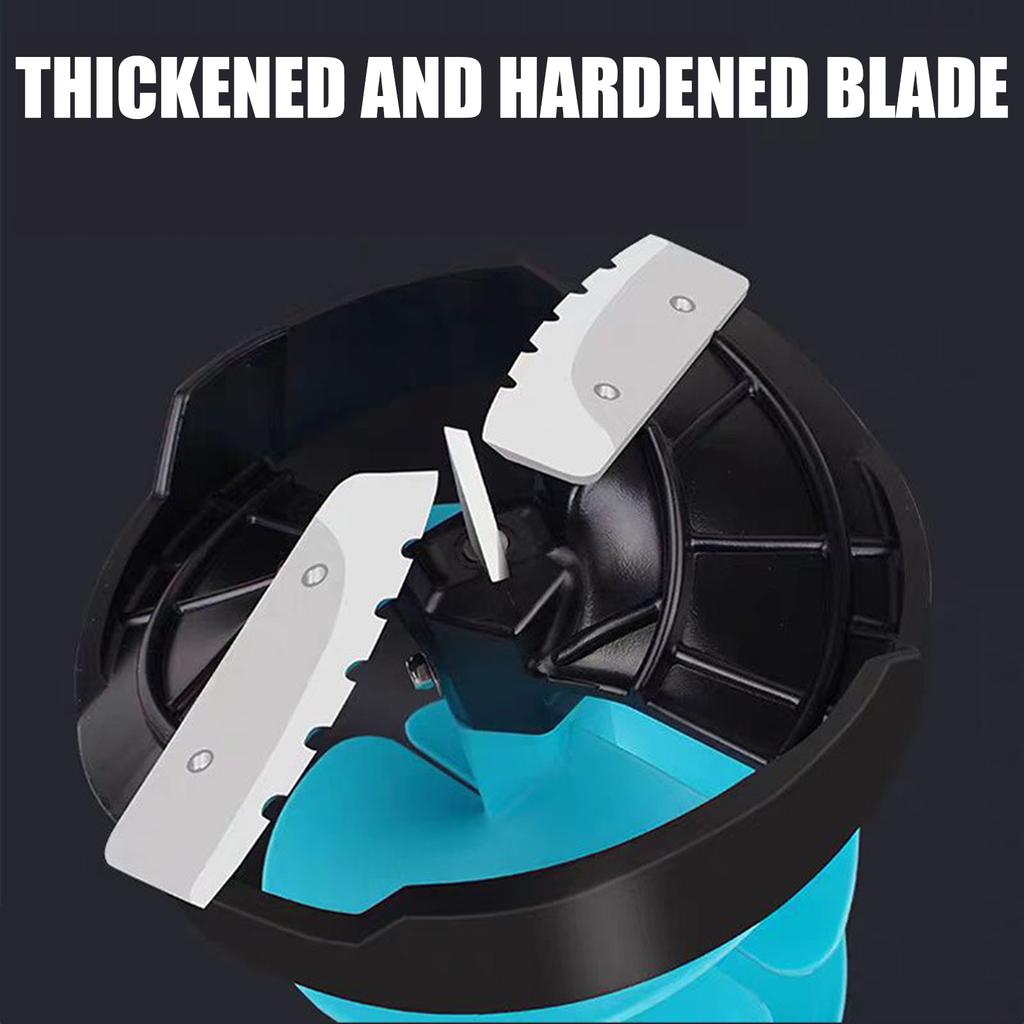6 Inch Steel Ice Auger Replacement Blades Corrosion Resistant Ice Auger for Efficient Drilling & Long Lasting Sharpness