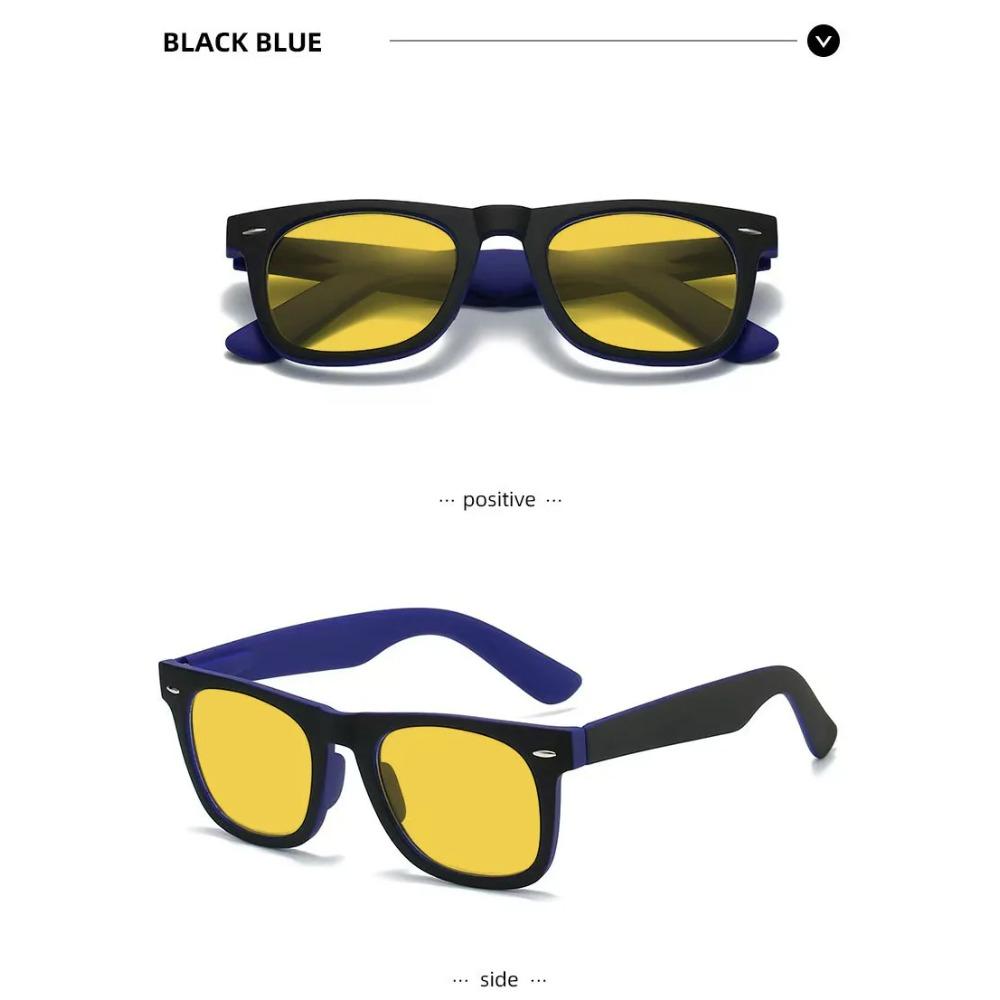Large Frame Anti-glare Protection Night Vision Myopia Glasses Special for Driving Comfortable Eyeglasses Gentleman 0 To -4.0
