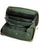 BLUE SINCERE Women's Genuine Leather Long Wallet, 30 Card Slots, Accordion-Style, Large Capacity, RFID and Skimming Protection, Shrink Leather  Capty
