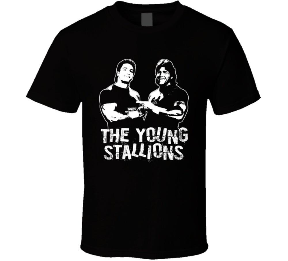 Футболка унисекс The Young Stallions Retro Legends Of Wrestling Tag Team S