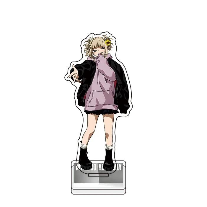 My Hero Academia Mica Acrylic Stand Model Plate Study Desk Decoration Deku Bakugo Todoroki Toga Dabi Keychain Friends Girl Gift