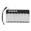 Keyboard Piano Toy with 7 Color Gradient Lights Black Portable Light Up Keyboard Piano Musical Instrument Toy