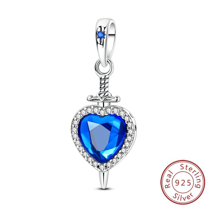 New Original Copper Charms Bead Luminous Rose Cat Planet Star Moon Pendant Fit Women Bracelet Necklace Jewelry Gift