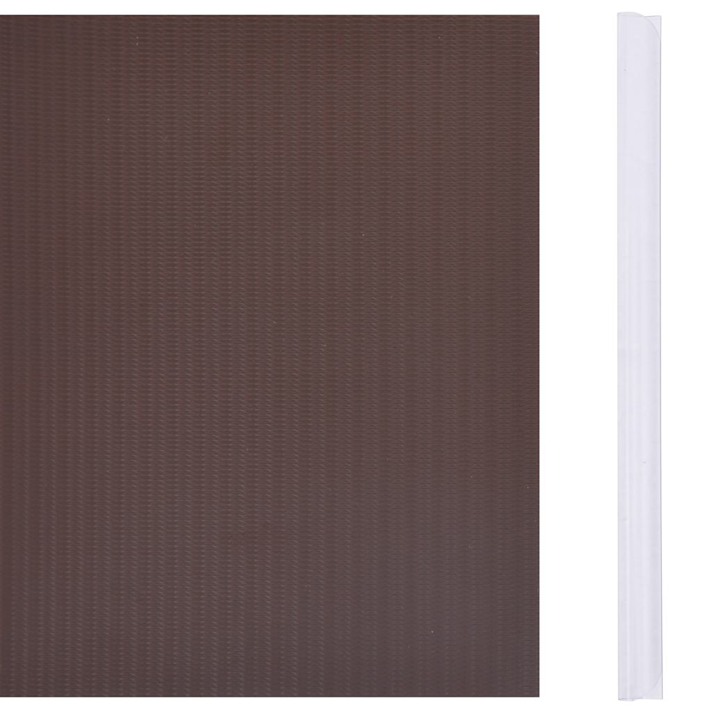 Osłona Na Ogrodzenie Ogrodowe, Pvc, 70X0,19 M, Brązowa