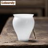 100ml Boutique Iced Sheep Fat Jade Porcelain Beauty Cup White Smelling Cylinder Cup Small Meditation Cup Mugs Kung Fu Teaware