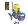 WM6053 Game The Legend Of Zeldaed Cartoon Linked Princess Mini Bricks Action Figure Assembly Toy Building Blocks Kid Model Gifts