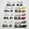 EOL1 3D ABS Car Trunk Letters Emblem Badge GLE 63 GLE63S For W166 W167 Auto Rear Decal Sticker Gloss Black Chrome Accessories