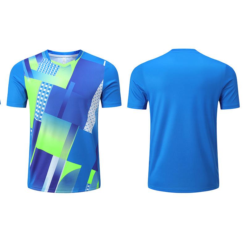 Unisex Quick-Dry Table Tennis & Badminton Team T-Shirt with Digital Print Small