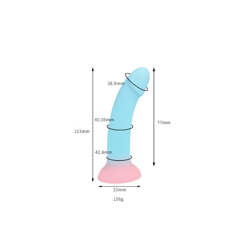 Thousand Hundred Fun Silicone Dildo - Female Erotic Toy for Anal Insertion & Masturbation