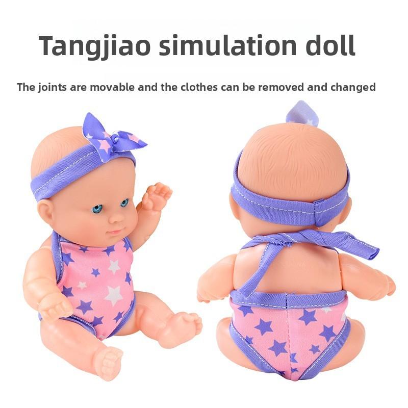 Soft Silicone Baby Doll Toy With Realistic Features For Childrens Play And Gift